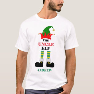 The Uncle Elf Personalised Christmas T-Shirt