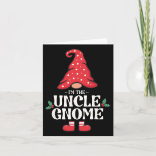 The Uncle Gnome Funny Family Matching Group Christ Card