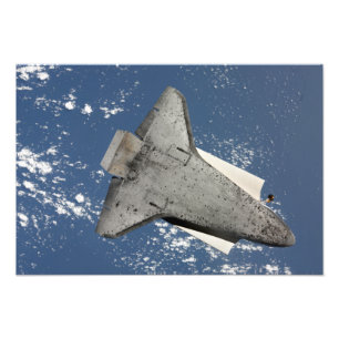 The underside of space shuttle Discovery 2 Photo Print