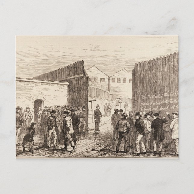The Unemployed of London Postcard (Front)