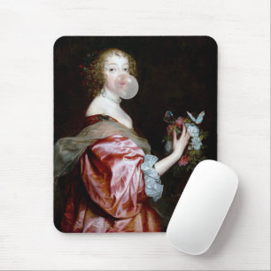 The unexpected arrival of butterflies mouse pad