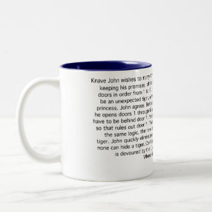 The Unexpected Tiger Two-Tone Coffee Mug