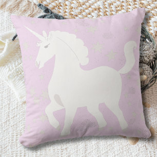 The Unicorn and Stars. Accent Pillow