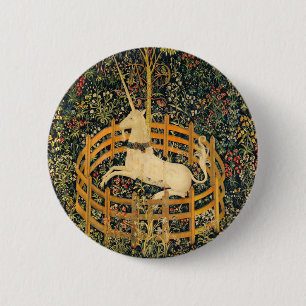 The Unicorn in Captivity 6 Cm Round Badge