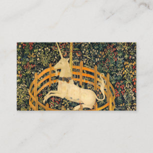 The Unicorn in Captivity Enclosure Card