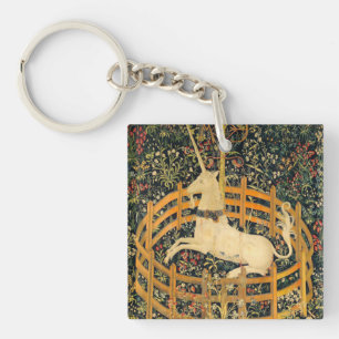 The Unicorn in Captivity Key Ring