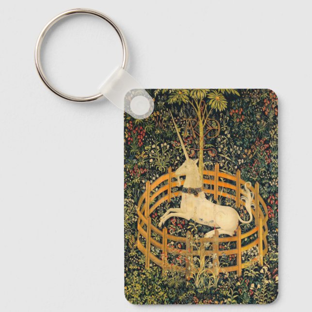 The Unicorn in Captivity Key Ring (Front)