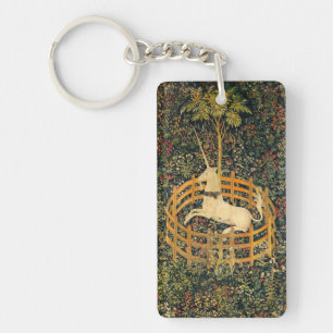 The Unicorn in Captivity Key Ring