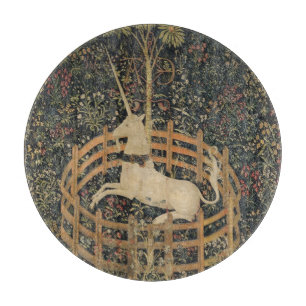 The Unicorn in Captivity, Mediaeval Tapestry  Cutting Board