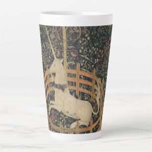 The Unicorn in Captivity, Mediaeval Tapestry Latte Mug