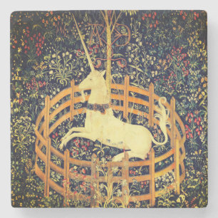 The Unicorn in Captivity Stone Coaster