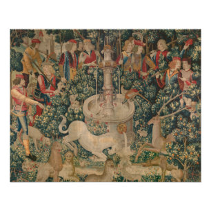 The Unicorn is Found, Mediaeval Tapestry Poster