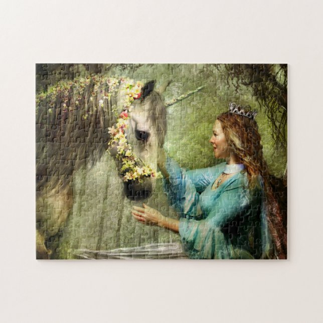 The Unicorn Maiden Jigsaw Puzzle (Horizontal)