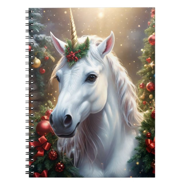 “The Unicorn of Noel” Notebook (Front)