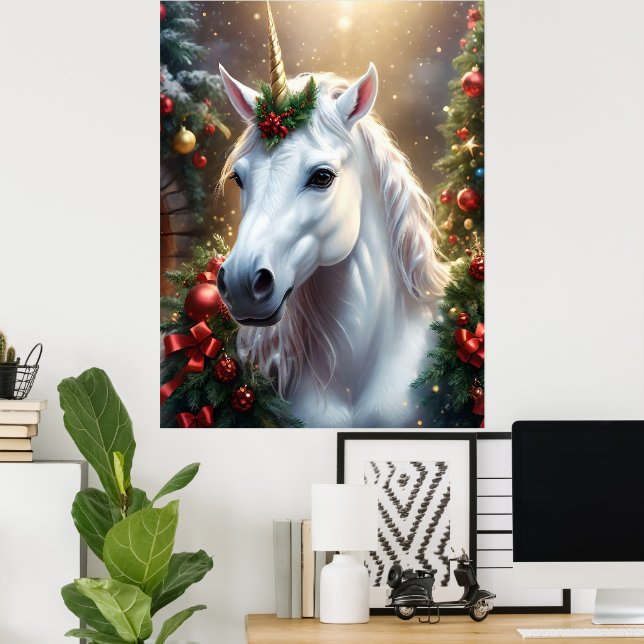 “The Unicorn of Noel” Poster (Home Office)