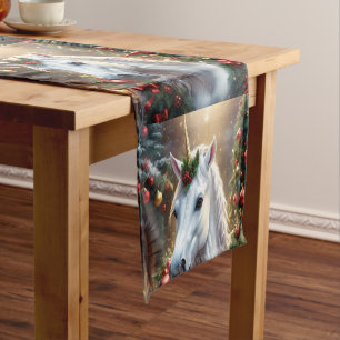 “The Unicorn of Noel” Short Table Runner