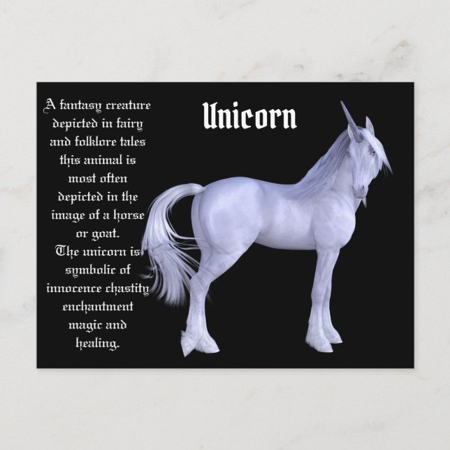 The Unicorn Postcard (Front)