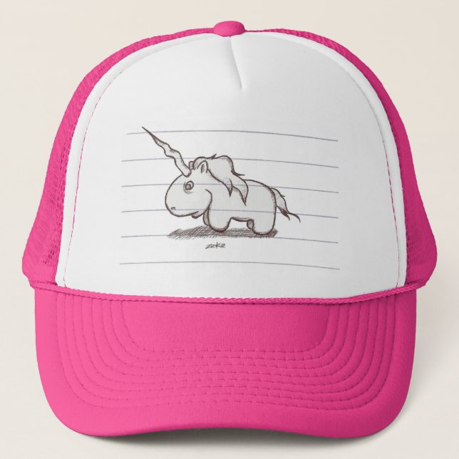 the unicorn trucker hat (Front)