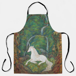 The Unicorn's Secret Garden Apron