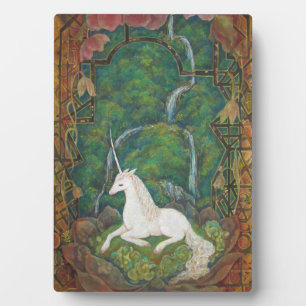 The Unicorn's Secret Garden Plaque