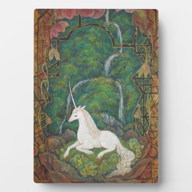The Unicorn's Secret Garden Plaque (Front)
