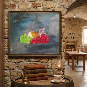 The Uninvited Guest Painting by Alfred Fox Poster