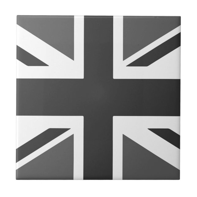 The Union Jack British Flag Ceramic Tile (Front)