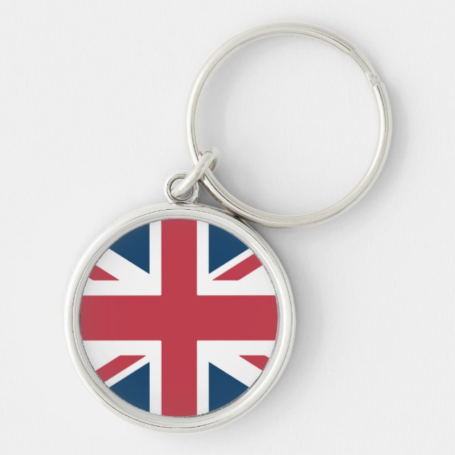 The Union Jack British Flag Keychain  (Front)