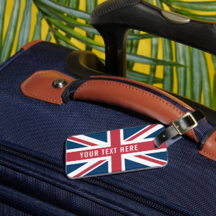 The Union Jack British Flag Luggage Tag