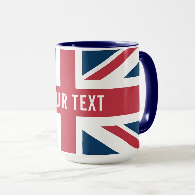 The Union Jack British Flag Mug (Front Right)