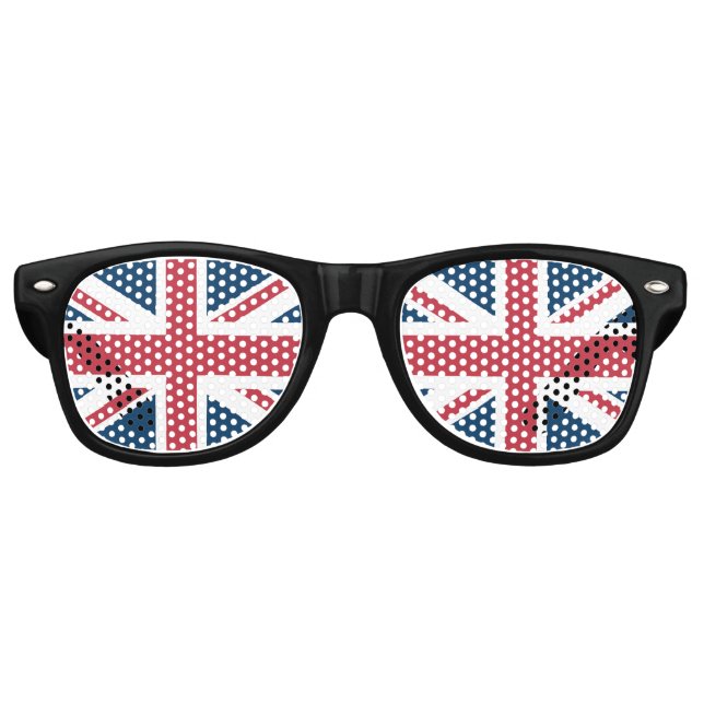 The Union Jack British Flag Retro Sunglasses (Front)