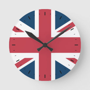 The Union Jack British Flag Round Clock