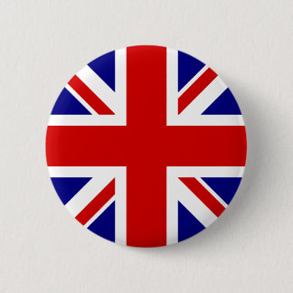 The Union Jack Flag 6 Cm Round Badge