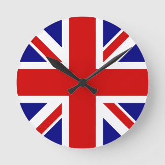 The Union Jack Flag Round Clock