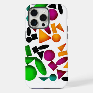 the unique shape of the colour pattern iPhone 15 pro max case