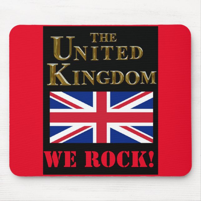THE UNITED KINGDOM ROCKS MOUSE PAD (Front)