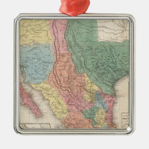 The United States and Mexico Metal Tree Decoration