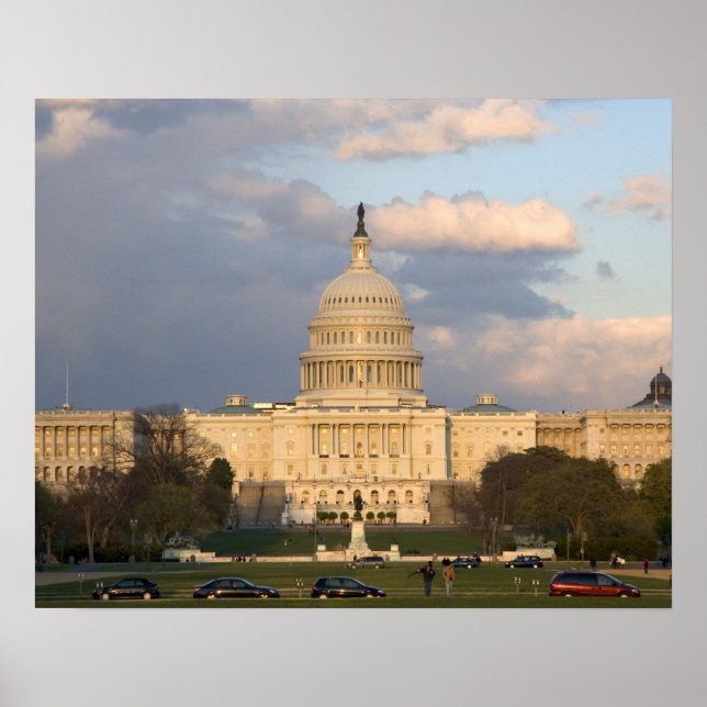 The United States Capitol Building in Poster (Front)