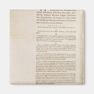 The United States Constitution, 1787 Magnet