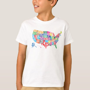 The United States in Names T-Shirt