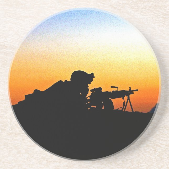 The United States Marine Corps' Hymn Coaster (Front)