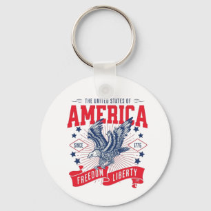 The United States of America - Freedom & Liberty Key Ring