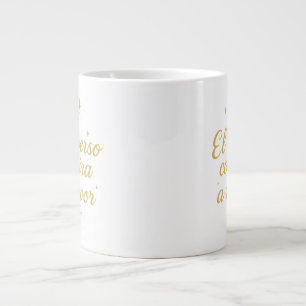 The Universe Conspires in Your Favor ✨ Elegant G Large Coffee Mug
