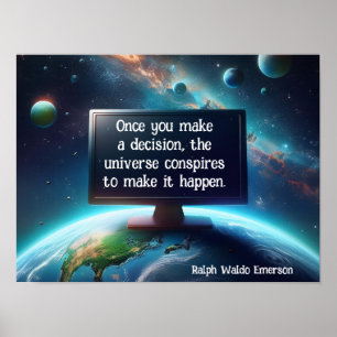 The Universe Conspires Poster