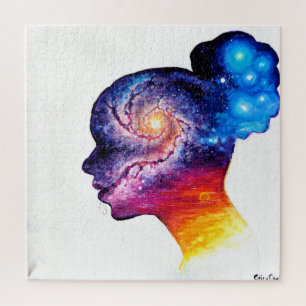 The universe inside her mind jigsaw puzzle