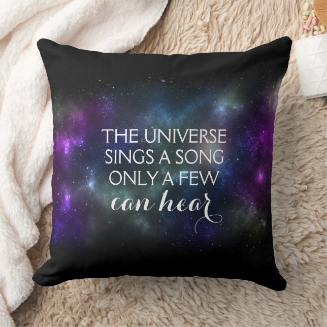 The Universe Sings a Song Only a Few Can Hear Cushion (Blanket)