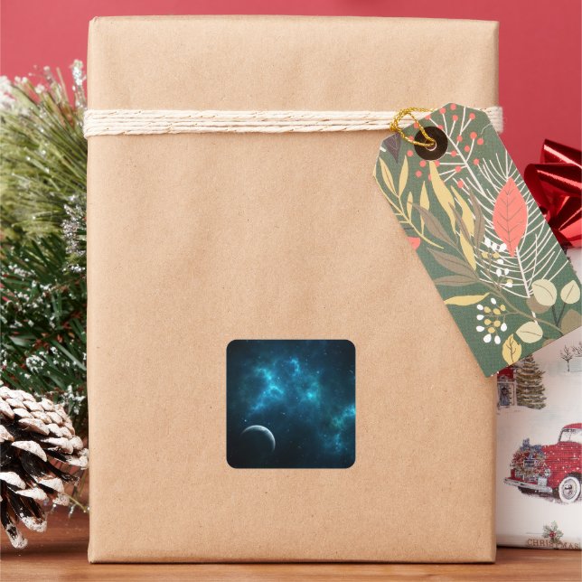 The universe square sticker (Holiday)