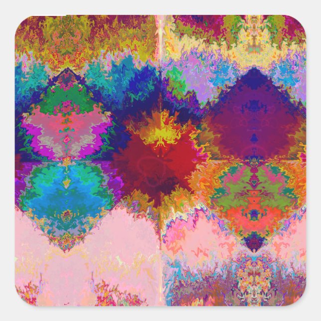 the universe  square sticker (Front)