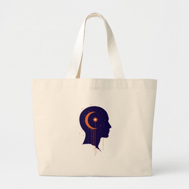 The Universe Within Large Tote Bag (Front)