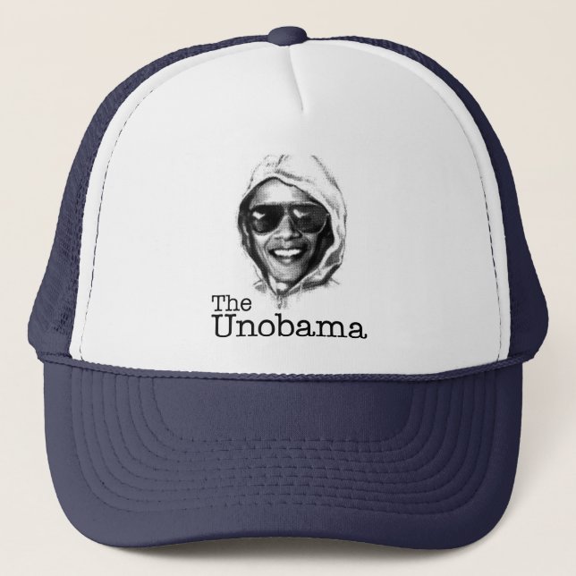 The UnObama - Obama Unabomber evil twin Trucker Hat (Front)
